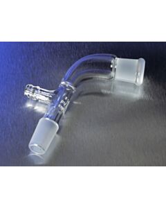 Corning PYREX 105 deg. Angle Vacuum Connecting Adapter, Overall Length:; 010347B; 8947-19