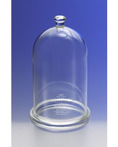 Corning PYREX Bell Jars with Top Knob and Ground Flange; 02626C; 6885-222