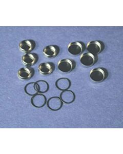 Perkin Elmer Stainless Steel Pans, Covers and O-Rings - Qty. 1000 ea.