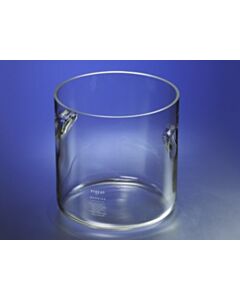 Corning Jar, Cylindrical, Corning, PYREX, With handles, Glass, Mold-blown; 05719941; 6943-17L