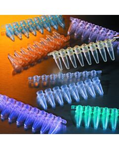 Corning Thermowell GOLD Polypropylene 8-Well PCR Tube Strips, Closure; 07201210; 3741