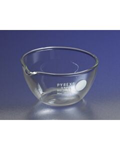 Corning PYREX Evaporating Dishes, Capacity: 290 mL; 08710C; 3180-105