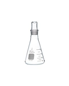 Corning PYREX Narrow Mouth Erlenmeyer Flask with Standard Taper Stopper; 10098E; 5020-250