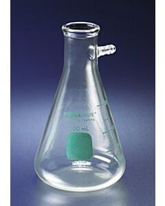 Corning PYREXPLUS Coated Heavy Wall Filtering Flasks with Sidearm; 10180L; 65340-1L