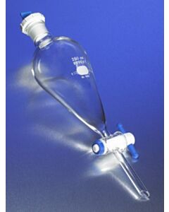 Corning Funnel, Separatory, Squibb, PYREX, Capacity: 2000mL, Plug; 104375F; 6404-2L