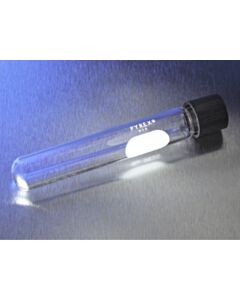 Corning PYREX Reusable Glass Tubes with Rubber-Lined Phenolic Caps; 14932C; 9825-20