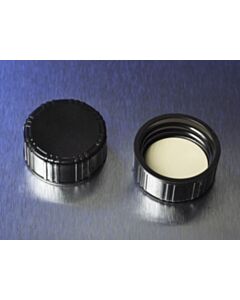 Corning Black Phenolic Threaded Screw Caps, Neck Finish: 28-410; 22035548; 9999-281