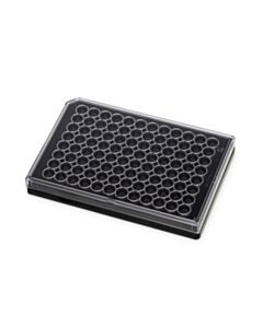 Corning Falcon Plate 96w TC-treated BlkClr Lid PS S