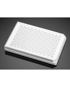 Corning Falcon BioCoat Poly-D-Lysine 96 Well White/Opaque Flat Bottom TC-Treated Microplate, with Lid, 5/Case