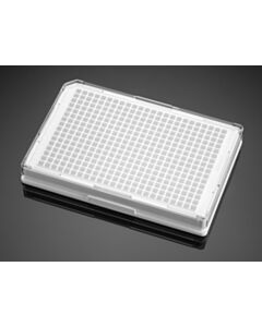 Corning Falcon BioCoat Poly-D-Lysine 384 Well White Clear Flat Bottom TC-Treated Microplate, with Lid, 5/Pack, 50/Case