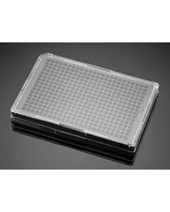 Corning Falcon BioCoat Collagen I 384 Well Black/Clear Flat Bottom TC-Treated Microplate, with Lid, 5/Pack, 50/Case