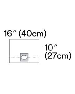 3M Healthcare Refractive Drape, 15" x 10", 80/CS