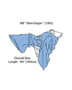 3M Healthcare Steri-Drape TUR Drape, 64", Absorbent Impervious Material