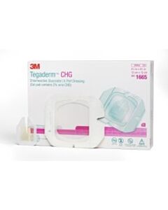 3M Healthcare CHG Port Dressing, 12 cm x 12 cm, Latex-Free, 100/CS
