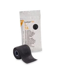 3M Healthcare Plus Casting Tape, 2" x 4 yds, Black, 10/CS