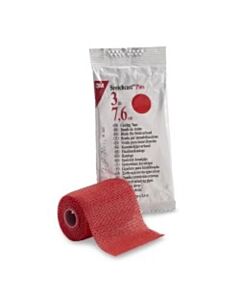 3M Healthcare Plus Casting Tape, 3" x 4 yds, Red, 10/CS