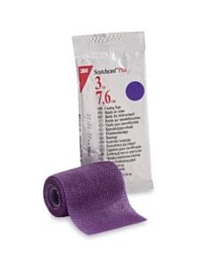 3M Healthcare Plus Casting Tape, 3" x 4 yds, Purple, 10/CS