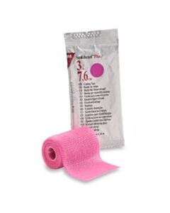 3M Healthcare Plus Casting Tape, 3" x 4 yds, Rose, 10/CS