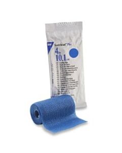3M Healthcare Plus Casting Tape, 4" x 4 yds, Blue, 10/CS