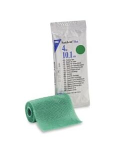 3M Healthcare Plus Casting Tape, 4" x 4 yds, Green, 10/CS