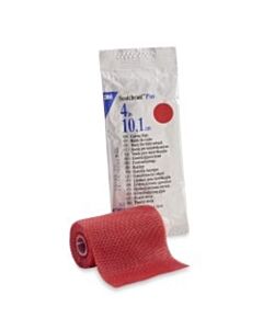 3M Healthcare Plus Casting Tape, 4" x 4 yds, Red, 10/CS