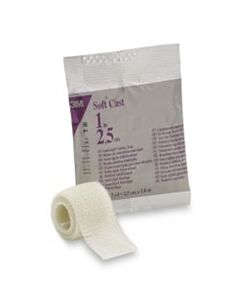3M Healthcare Soft Casting Tape, White, 1" x 2 yds, 10/CS