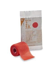 3M Healthcare Soft Casting Tape, Red, 2" x 4 yds, 10/CS