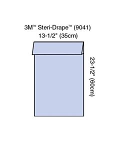 3M Healthcare Steri-Drape Extremity Cover, 13½" x 23½", Absorbent Impervious Material, 200/CS
