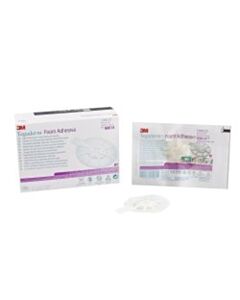 3M Healthcare Foam Adhesive Dressing, Mini Oval, 2 ¾" x 3", 40/CS