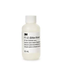 3M Personal Safety Fit Test Solution, Bitter, 55ml Bottle, 6/CS