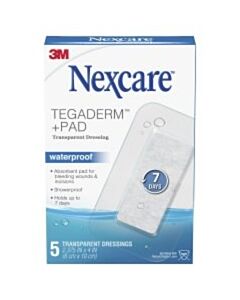3M Personal Safety Absolute Waterproof Premium Adhesive Pads, 2 3/8" x 4", 60/CS