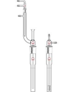DWK KIMBLE® MIDI-VAP™ 4000 Replacement Parts, Midivap 4000 Cyanide Glassware 1 Set