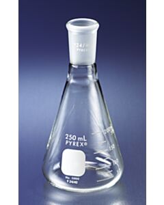 Corning Pyrex 500 ml Narrow Mouth Erlenmeyer Flask With 24/40 Standard Taper Joint
