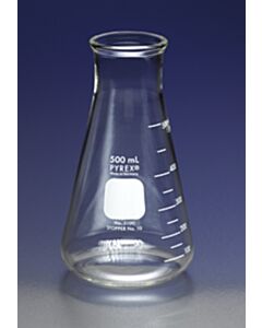Corning Pyrex 2l Wide Mouth Erlenmeyer Flasks With Heavy Duty Rim