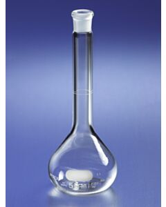 Corning Pyrex 2l Class A Volumetric Flask With Polyethylene Standard Taper Stopper