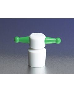 Corning Pyrex No. 9 Ptfe Standard Taper Keyhole Stoppers, Color-Coded