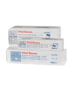 AMD Medicom Gauze Sponge, 3" x 3", 4-Ply, Non-Sterile, 200/PK, 20 Pk/CS