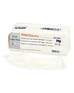 AMD Medicom Gauze Sponge, 4" x 4", 4-Ply, Non-Sterile, 200/PK, 10 Pk/CS