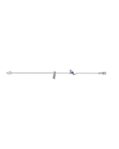 Amsino IV Extension Set, 7", One Slide Clamp, Posisite Needleless Injection Y Site, Dehp-Free, Latex Free (Lf), Female Luer & Cap, Slide Clamp