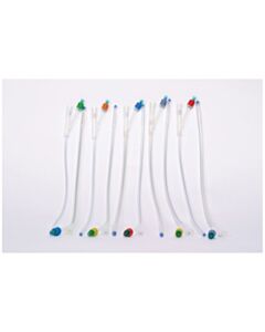 Amsino Foley Catheter, 100% Silicone, 16fr X 5cc Balloon, Two Way, Sterile, Latex Free (Lf), 10/Pk
