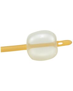 Amsino Foley Catheter, 12fr 2-Way Silicone Coated Latex, 30cc Balloon, 10/Pk