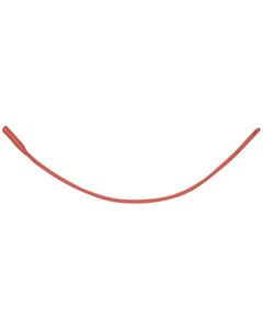Amsino Red Rubber Urethral Catheter, 20fr,100/Pk