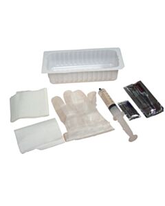 Amsino Foley Insertion Tray, Prefilled 30cc Syringe Of Sterile Water, 20/Cs