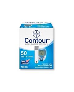 Ascensia Diabetes Care Test Strips, (Contour 50s) For 9545 Meters, CLIA Waived, 50/BX