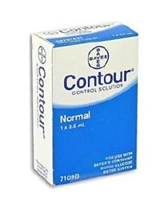 Ascensia Diabetes Care Contour® Control Solution, Normal, 2.5mL Vial, CLIA Waived (Dme-A/M/Poc)