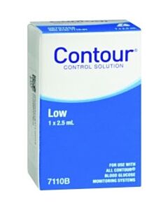 Ascensia Diabetes Care Contour® Control Solution, Low, 2.5mL Vial, CLIA Waived