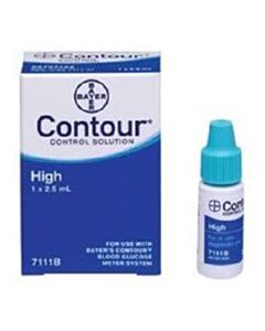 Ascensia Diabetes Care Contour® Control Solution, High, 2.5mL Vial, CLIA Waived