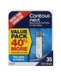Ascensia Diabetes Care Blood Glucose Test Strips, 35/BX, 24 BX/CS
