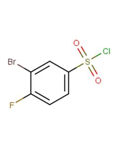 Astatech 3-BROMO-4-FLUOROBENZENE-1-SULFONYL CHLORIDE, 95.00% Purity, 5G