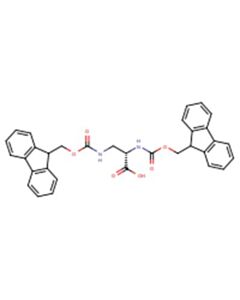 Astatech (S)-2,3-BIS((((9H-FLUOREN-9-YL)METHOXY)CARBONYL)AMINO)PROPANOIC ACID, 95.00% Purity, 5G